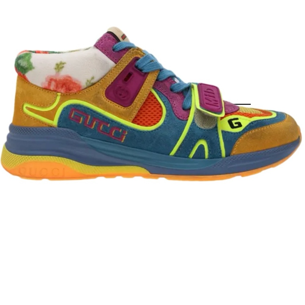 GUCCI ultrapace mid multi color sneakers